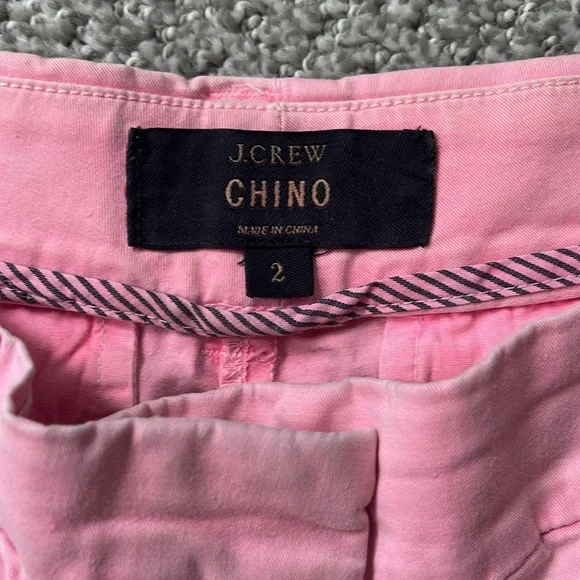 J. Crew Pink Chino Shorts - Picture 2 of 6